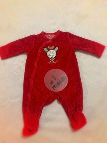 Pyjama Noël 1 mois