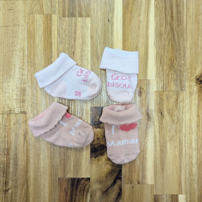 Lot de 12 paires de chaussettes - 13/14 0-6 mois - antidérapante - photo numéro 3