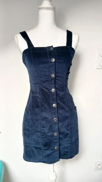 Robe velours Bershka