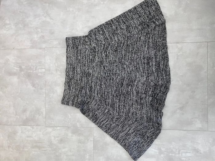 Jupe argentée style patineuse