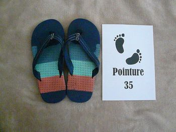 Paire de tongs – Pointure 35