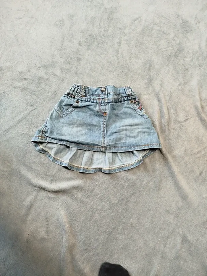 Jupe en jean 18 mois extensible