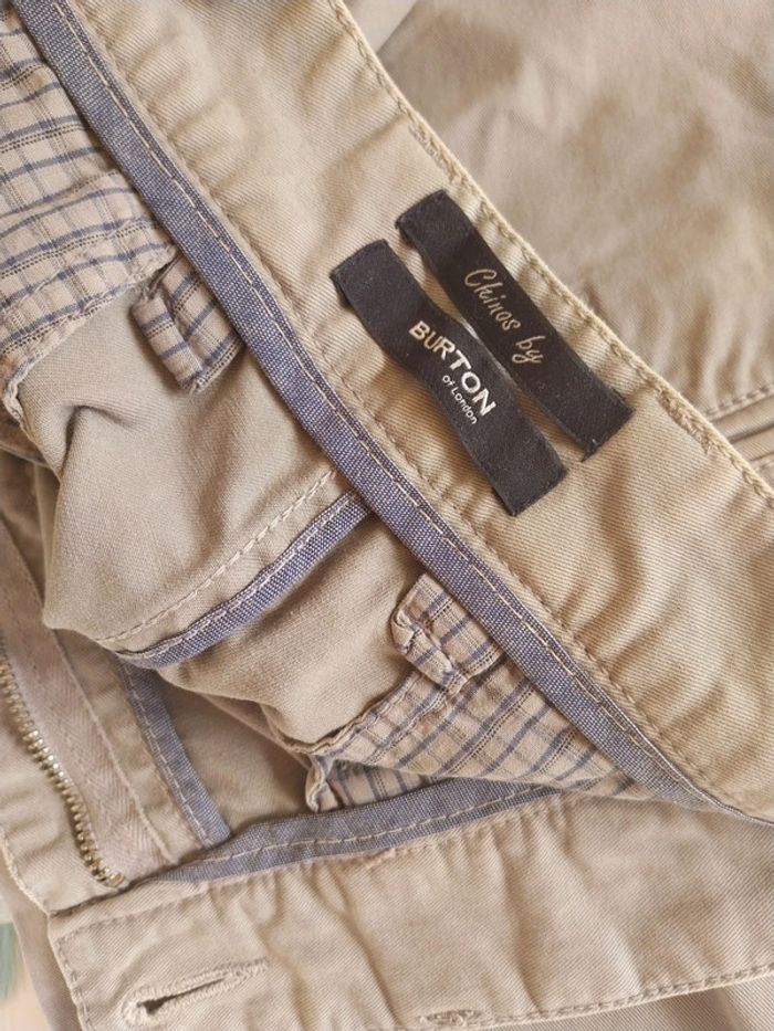 Burton chinos taille 40 kaki claire - photo numéro 4