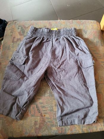 Pantalon taille élastique tripie jumo 6 mois