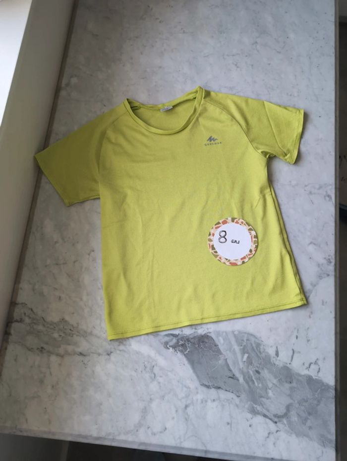 Tee-shirt sport respirant 7/8 ans