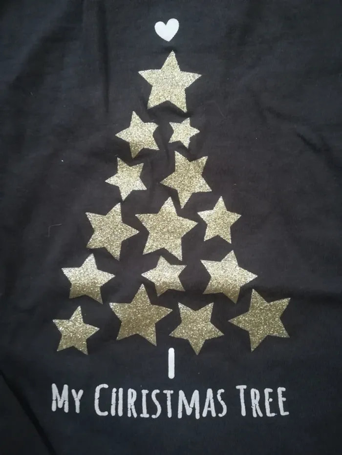 T shirt manche longue Noël fille vertbaudet - photo numéro 2