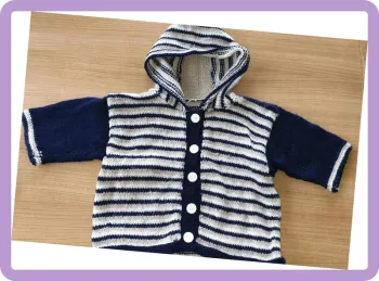Gilet sweat Handmade 18-24 mois