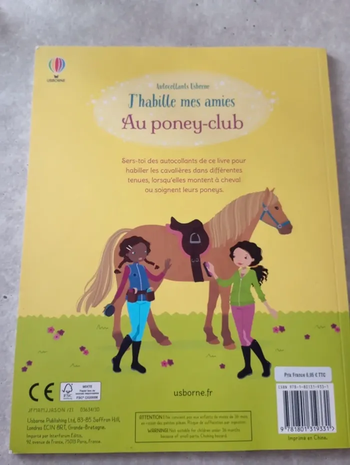 Livre activité poney - photo numéro 2