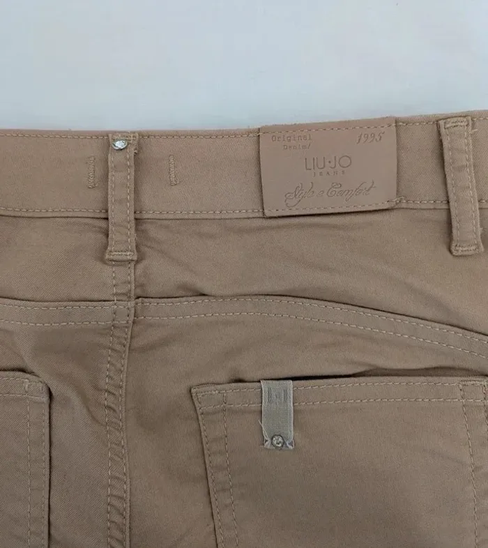 Jean d'été beige - Liu Jo - taille XS - photo numéro 5