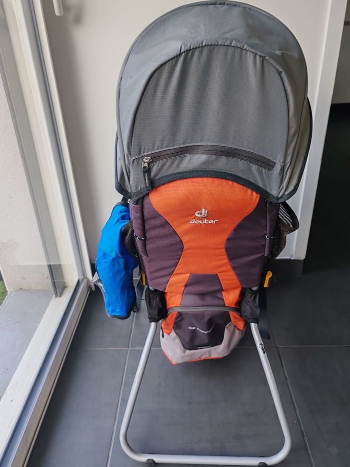 Porte bébé Deuteur kid Comfort 1 Orange + Pare Pluie - photo numéro 3
