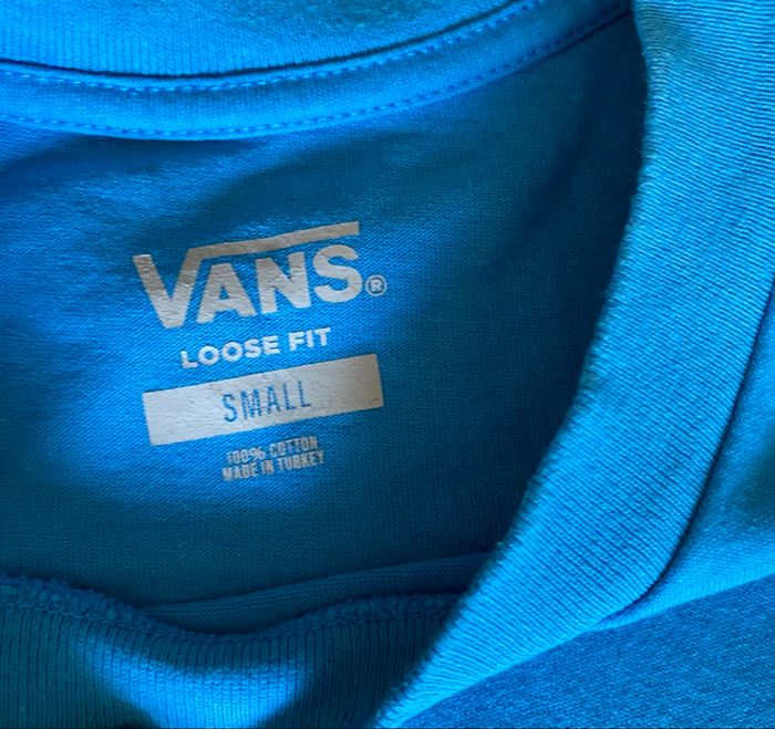 Tee shirt bleu marque Vans - photo numéro 5