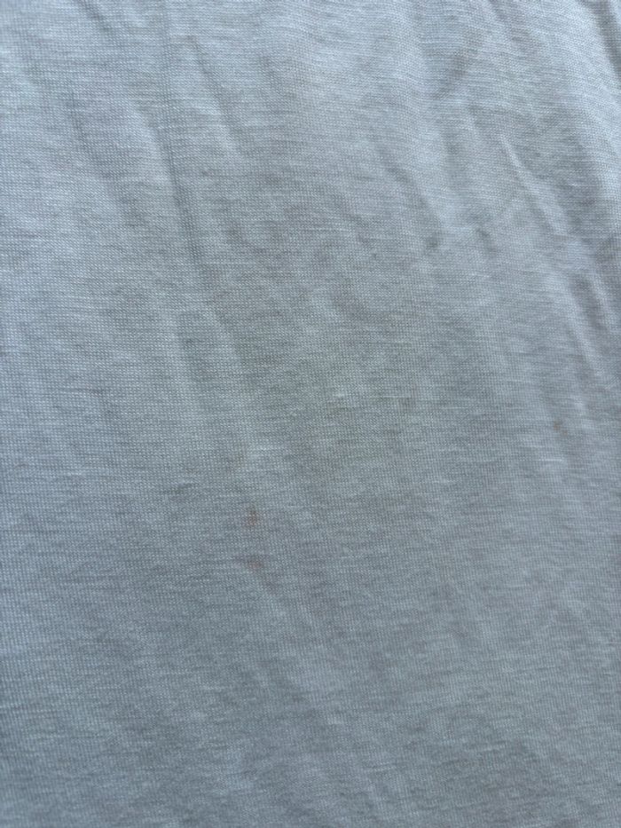 Tee shirt long blush blanc crème dentelle col rond 00s y2k taille M/38 - photo numéro 8