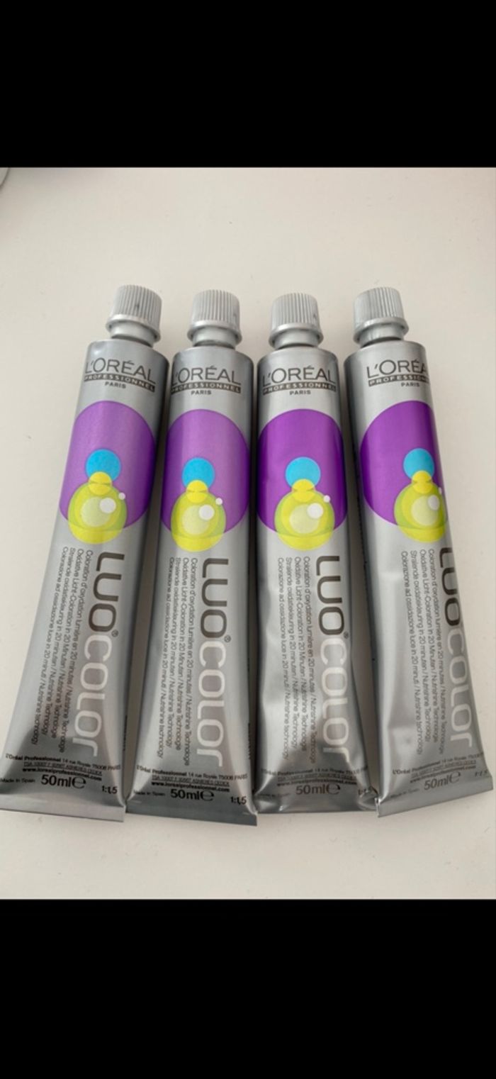 Lot tubes de coloration L'oréal - photo numéro 3