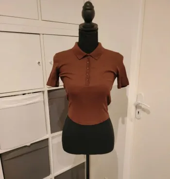 Polo court Zara, taille M. Neuf
