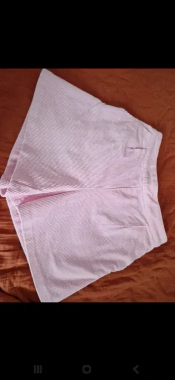 Short velours rose jacadi