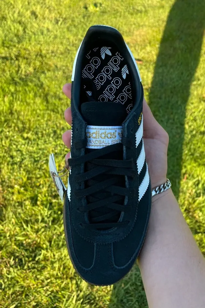 Adidas Originals Handball Spezial Core Black White - Femme 37 1/3 - photo numéro 5