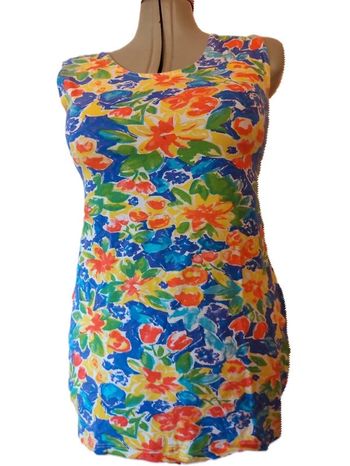 Robe moulante plage multicouleurs 38/40