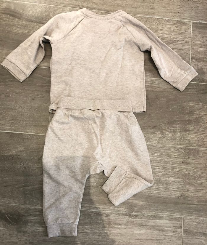 Ensemble beige mixte H&M 74 cm - photo numéro 4