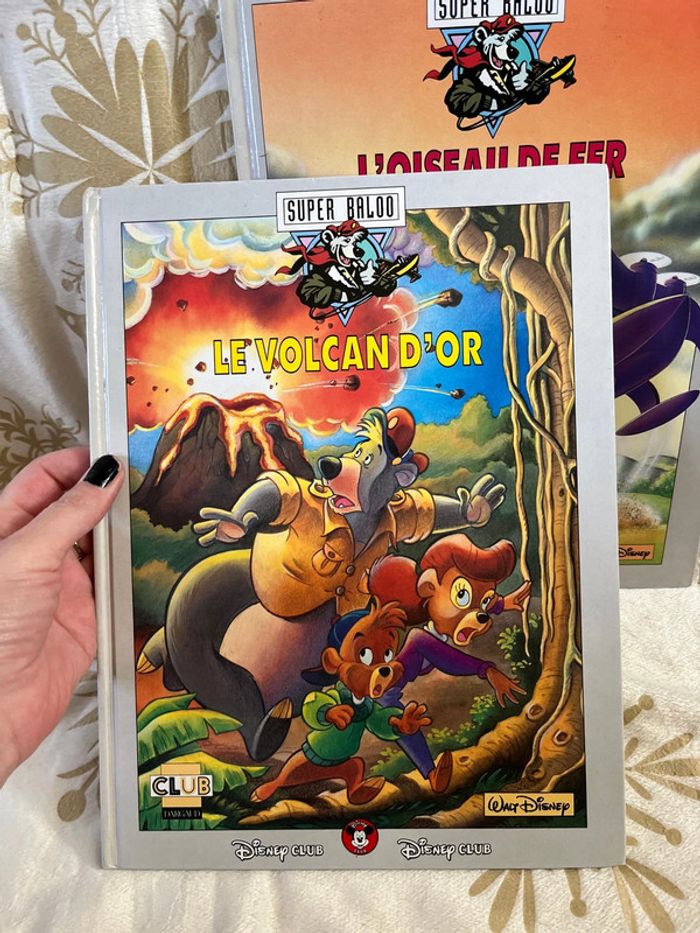 Lot de 2 livres BD vintage Super Baloo Disney Club - photo numéro 2