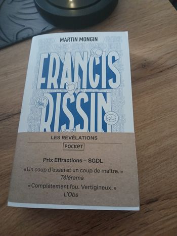 LIVRE FRANCIS RISSIN DE MARTIN MONGIN *