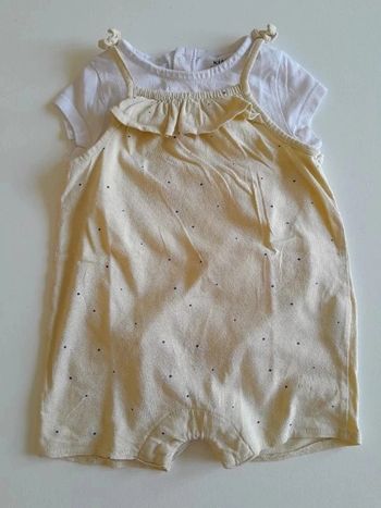 Combi short légère 12 mois