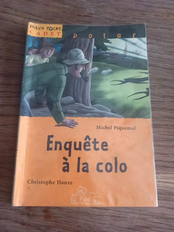 Livre enquête à la colo