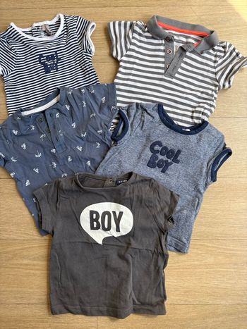 Lot de 5 tee-shirt - Garçon- 3mois 