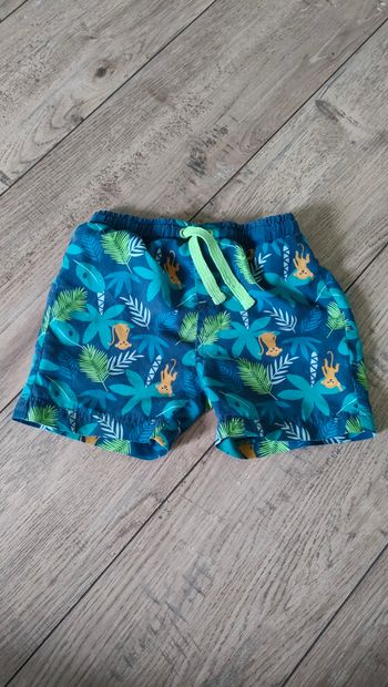 Short de bain 92cm thème jungle.