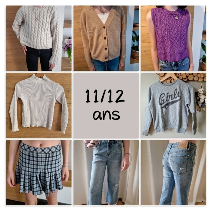Lot de vêtements 
Taille 11/12 ans
Très bon état