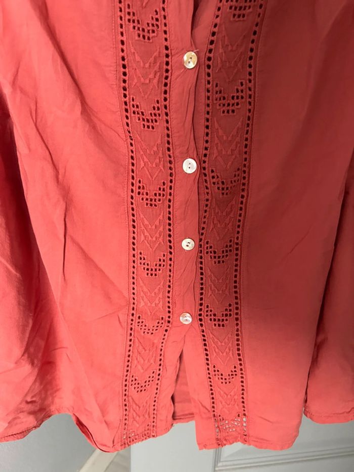 Blouse Johanna Rose brodée T. Unique - photo numéro 5