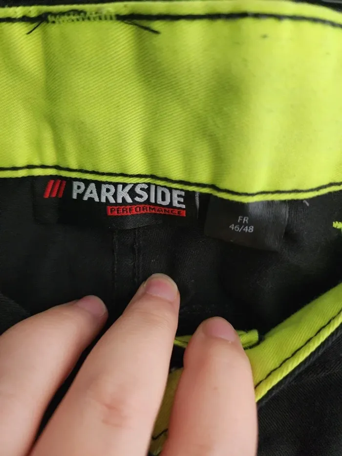 Pantalon de travail homme taille 46-48 - usé- parkside - photo numéro 5