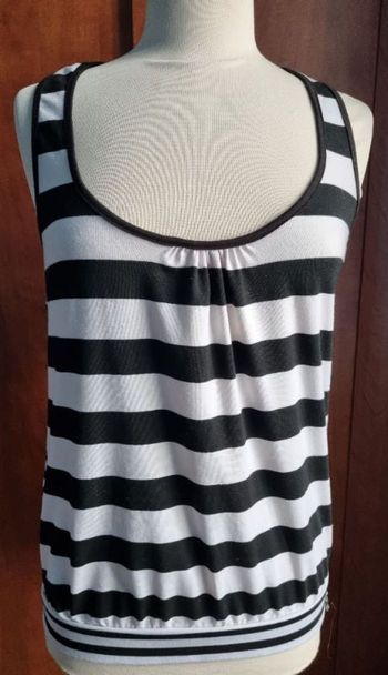 Débardeur à rayures style marin taille 38