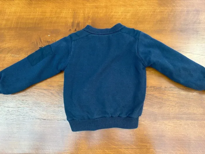 Gilet IKKS blue marine épais 3 ans - photo numéro 8