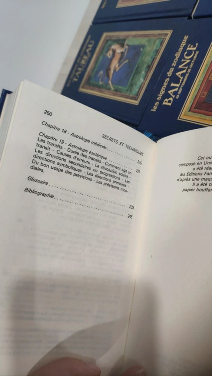 Lot 14 livres astrologie secrets techniques Colombet signes zodiaque Curcio - photo numéro 11