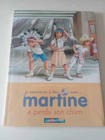 livre martine a perdu son chien