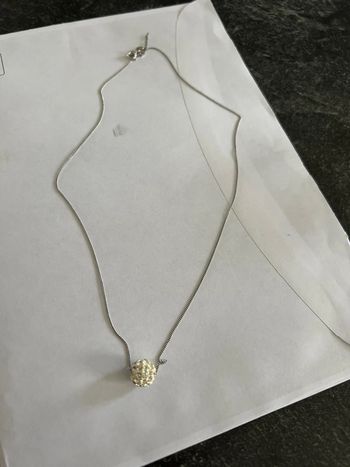 Chaîne argent avec pendentif