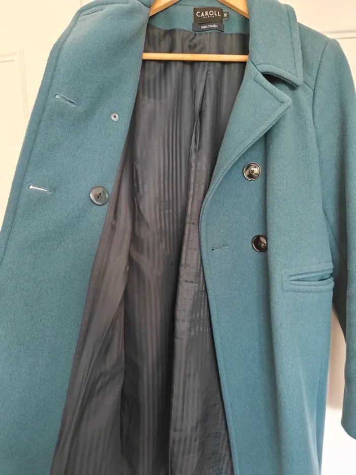 Manteau en laine marque Caroll - photo numéro 9
