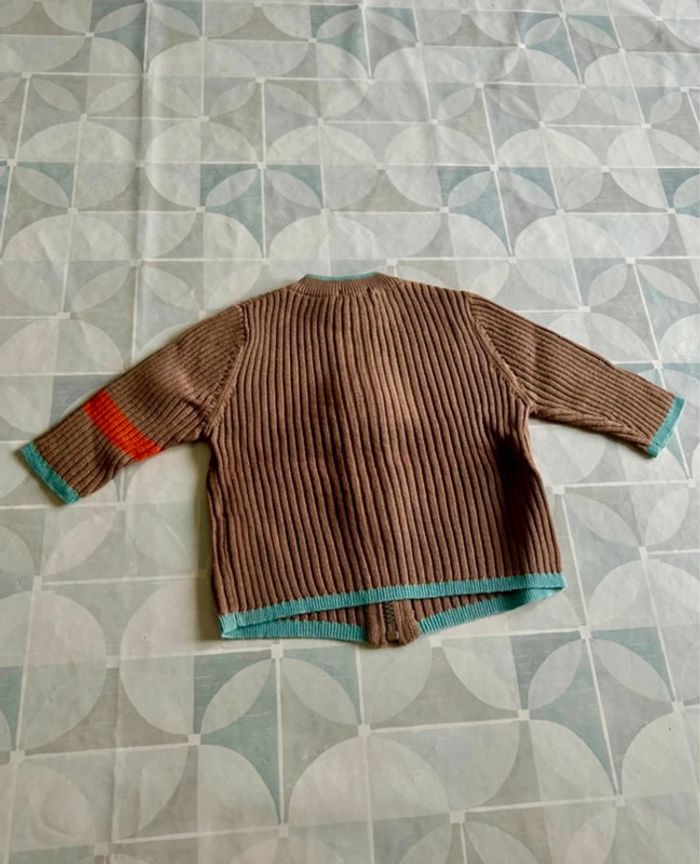 Gilet garçon - bébé - 6 mois - Obaibi - en très bon état - photo numéro 2