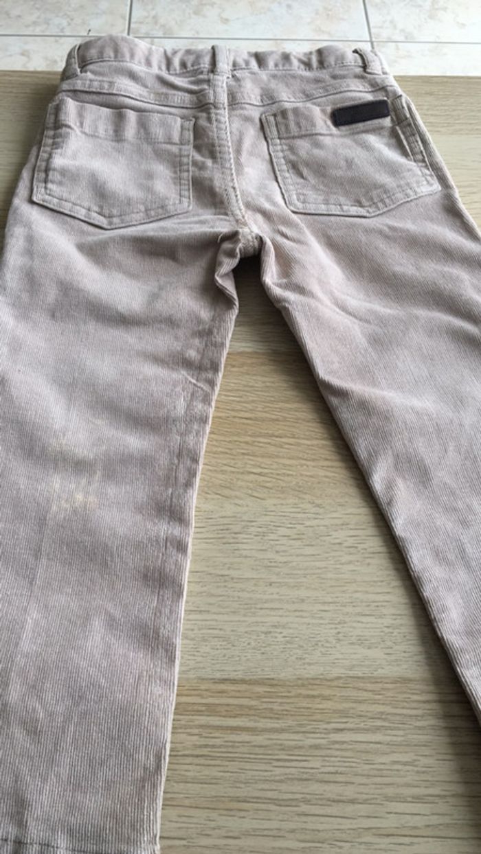 Pantalon velours beige 36 mois jacadi - photo numéro 2