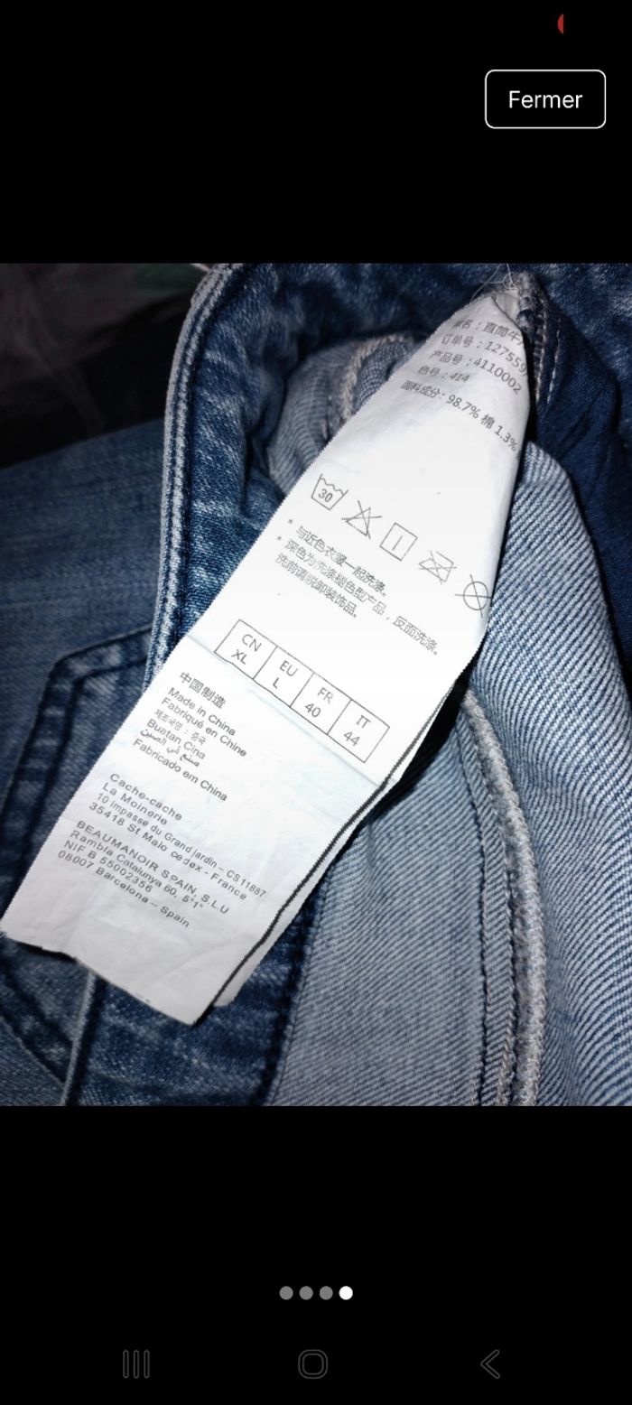 Pantalon jeans - photo numéro 4