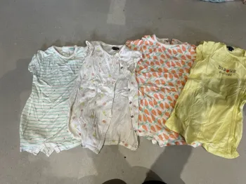 Lot 4 combishort - 9 mois