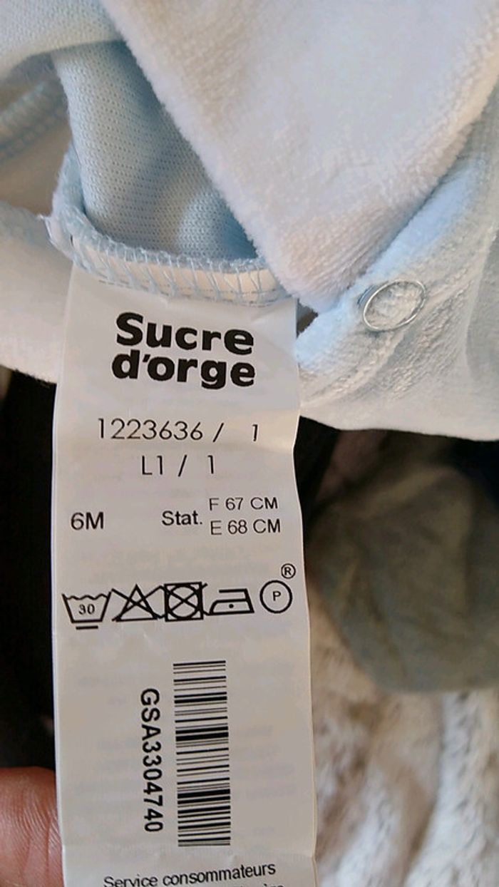 Pyjama sucre d'orge NEUF - photo numéro 4