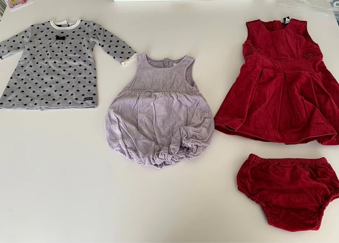 Lot robe hiver 18 mois