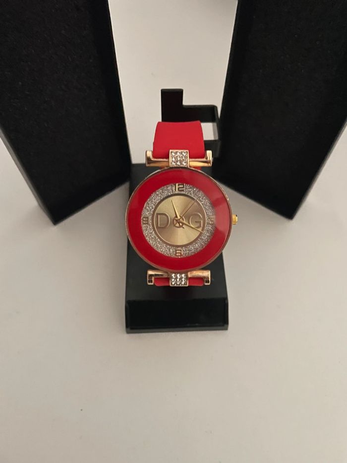 Montre femme rouge DG - photo numéro 2