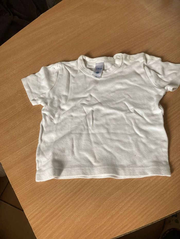 Combinaison short + t-shirt winnie l’ourson taille 74cm - photo numéro 5