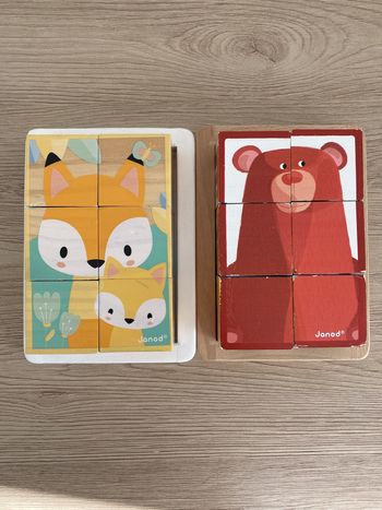 2 Puzzle cubes bébé