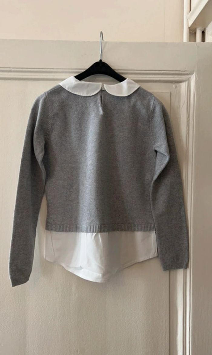 Chemise pull col claudine 10 ans Monoprix Teens - photo numéro 3