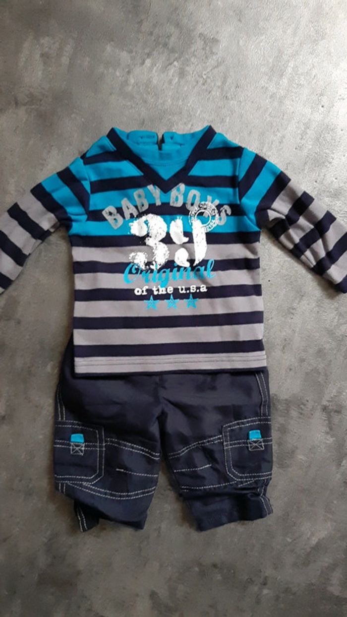 Ensemble pull et pantalon garçon