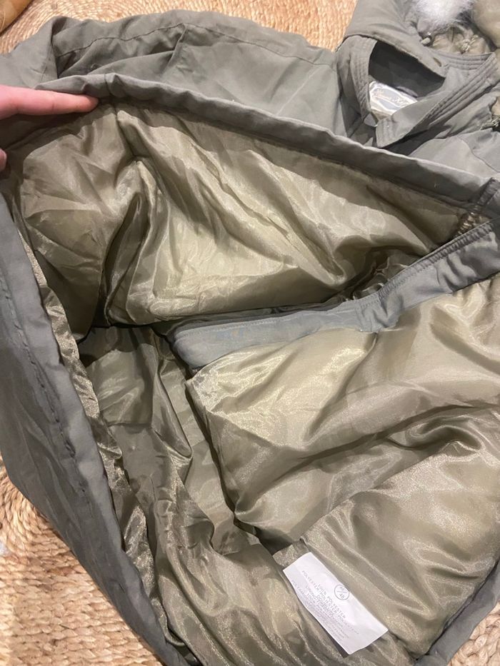 Manteau parkas doudoune vintage kaki taille 46/48 - photo numéro 10