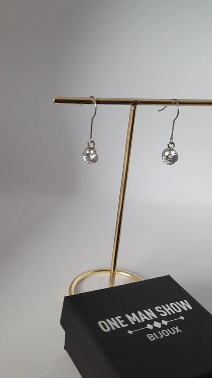 Pendantes oxydes de zirconium - photo numéro 3